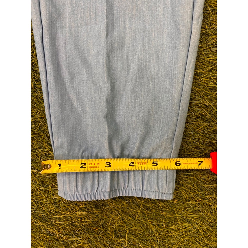 Ariat Blackwell Scrub Pants Women Large Light Blue Heather NUA Jogger 10039956 - Picture 4 of 15